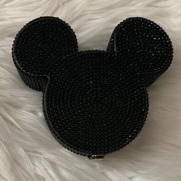 BAUBLE BAR X DISNEY Bejeweled Mickey Mouse Travel Jewelry Case in Black - Picture 5 of 6